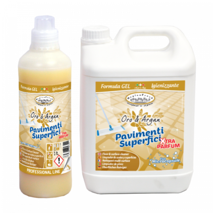 Detergent parfumat pentru pardoseli si multi-suprafete, Aur & Argan, 5l
