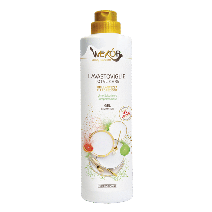 Gel enzimatic tripla actiune pentru masina de spalat vase 750ml