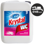 KRYSTAL WC Detartrant forte pentru oțel inoxidabil și ceramică, Roz, 5l