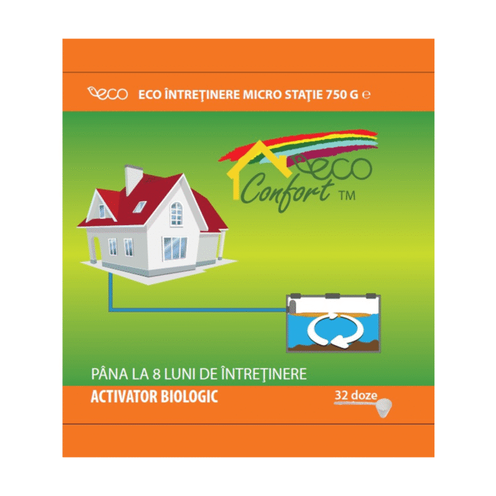Activator biologic intretinere micro statie pentru tratarea apelor uzate,750gr